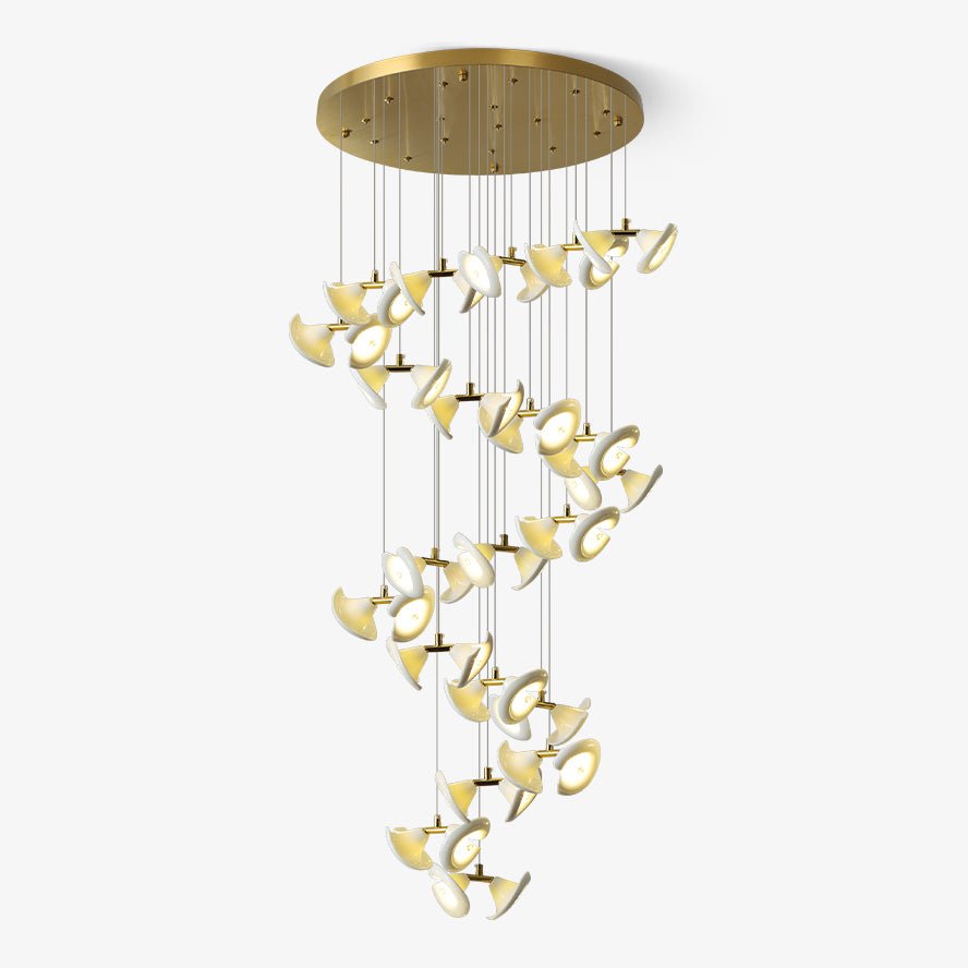 Candeeiro de teto de cerâmica Art Déco Ernoreth