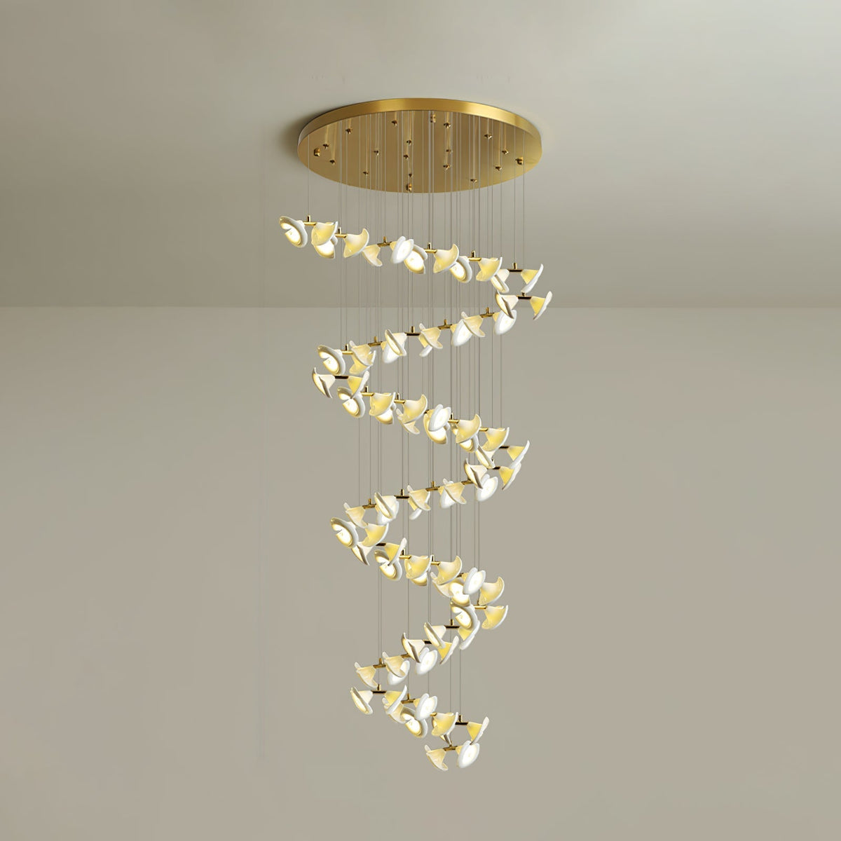 Candeeiro de teto de cerâmica Art Déco Ernoreth
