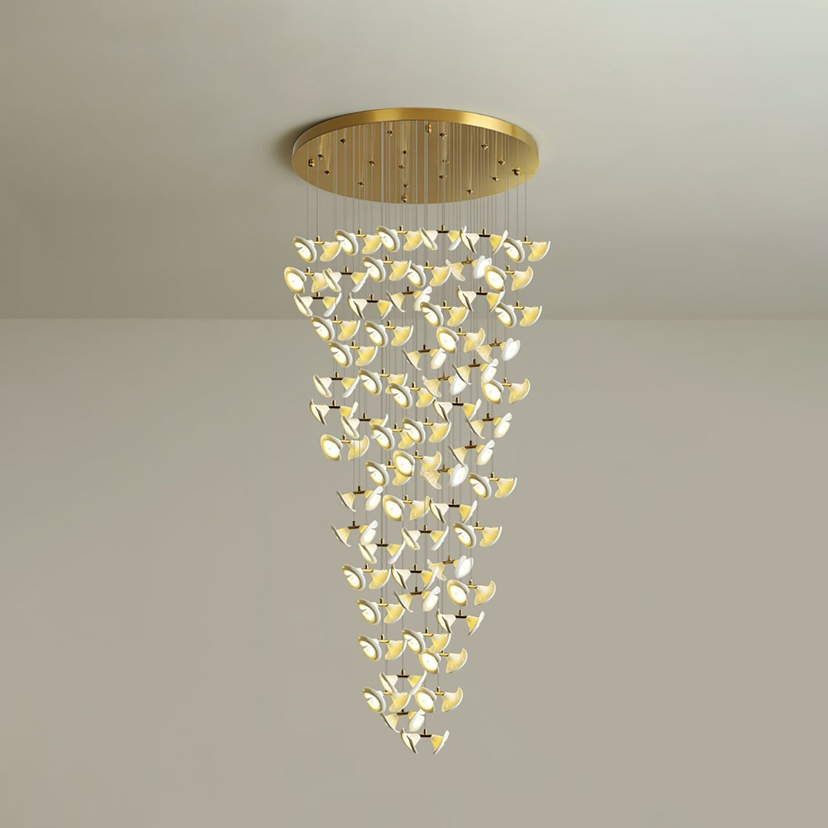 Candeeiro de teto de cerâmica Art Déco Ernoreth