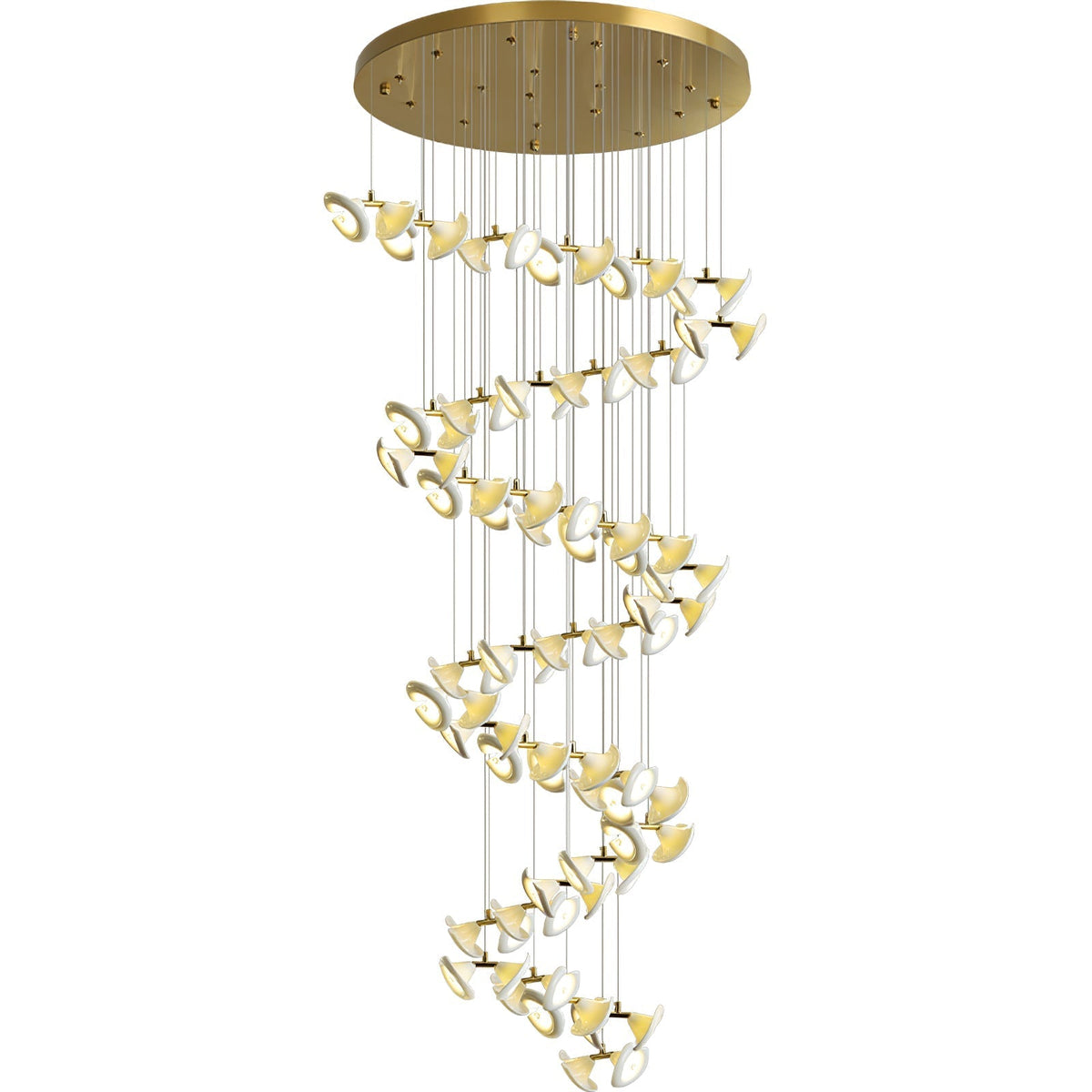 Candeeiro de teto de cerâmica Art Déco Ernoreth