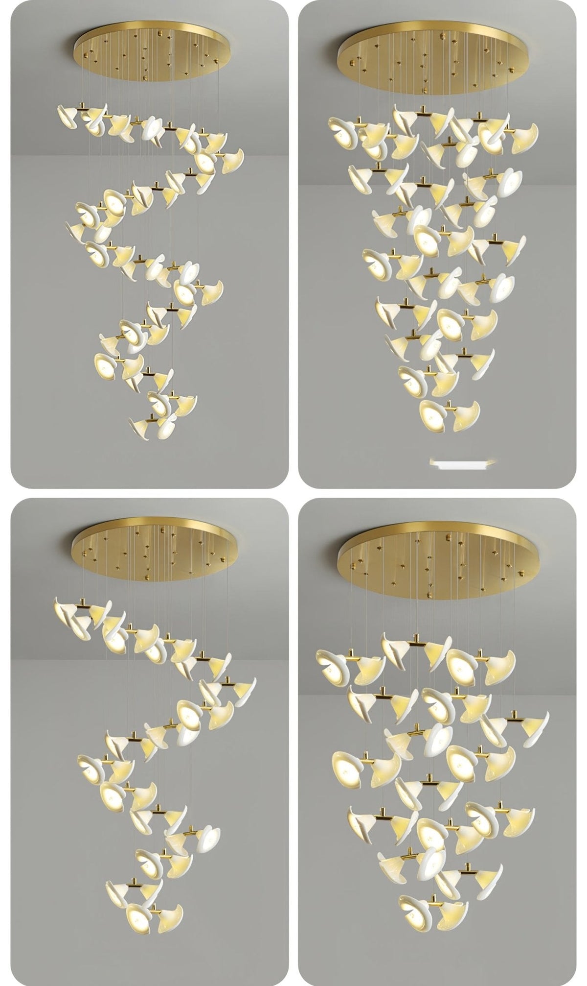 Candeeiro de teto de cerâmica Art Déco Ernoreth