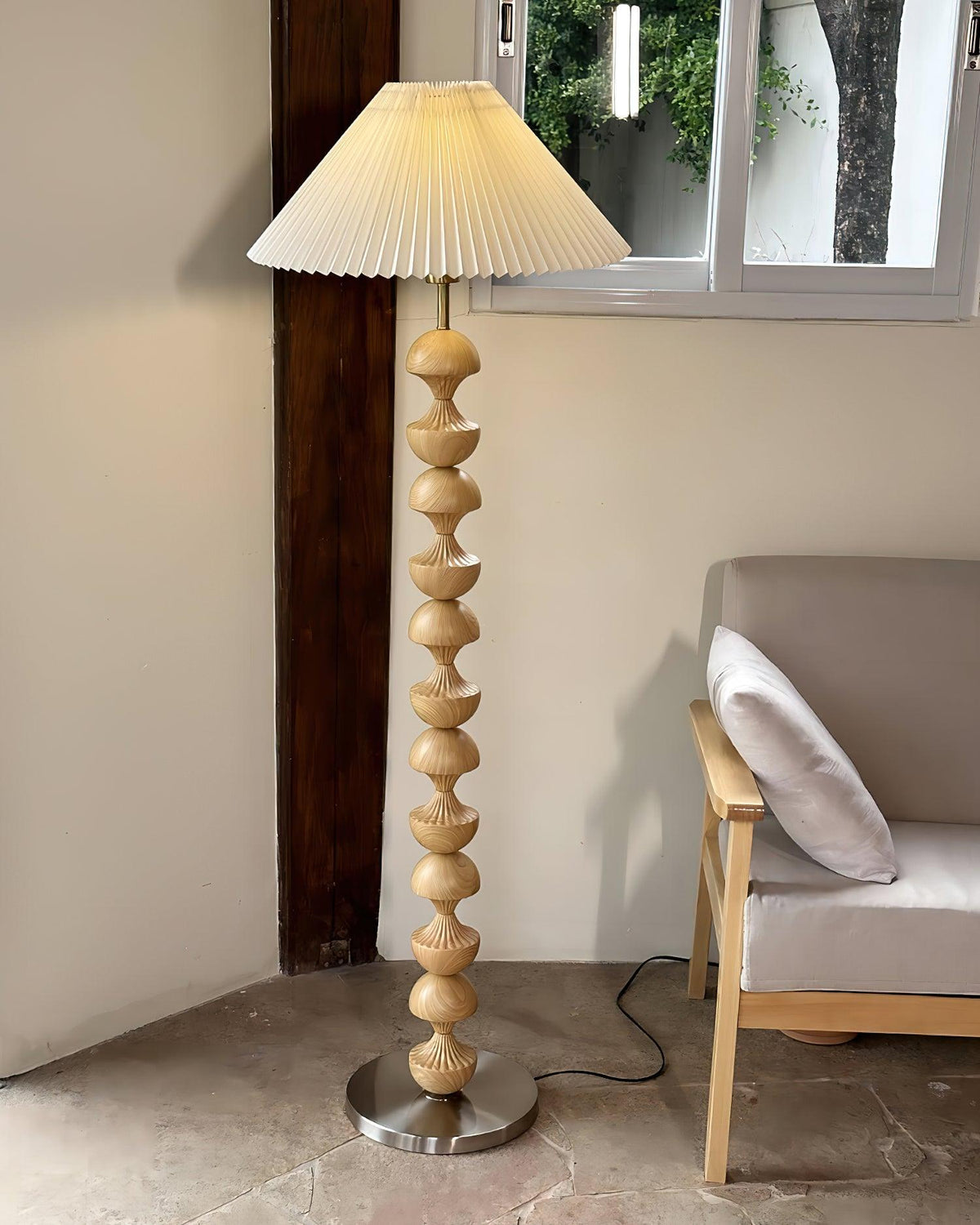 Bobbin-gulvlampe