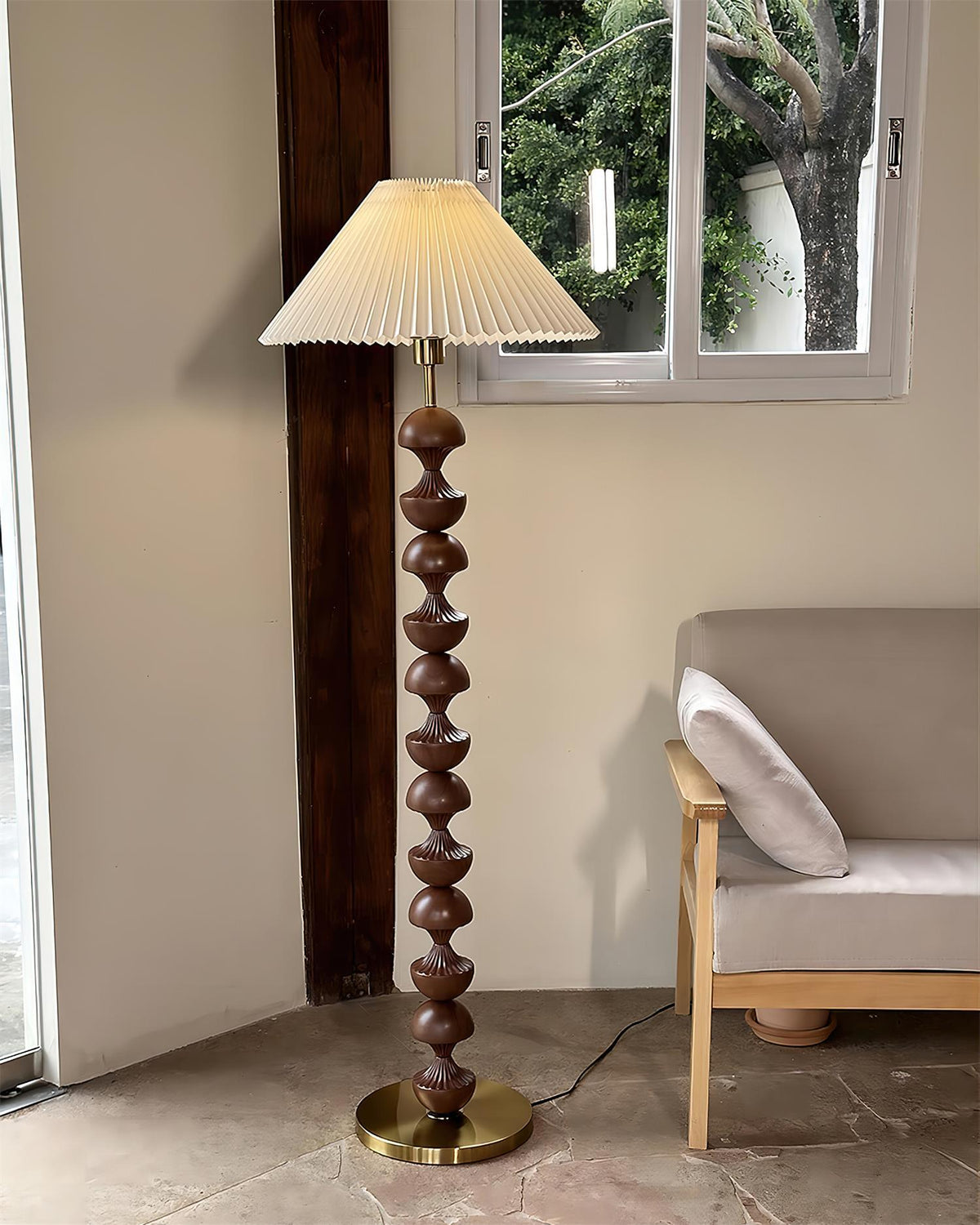Bobbin-gulvlampe