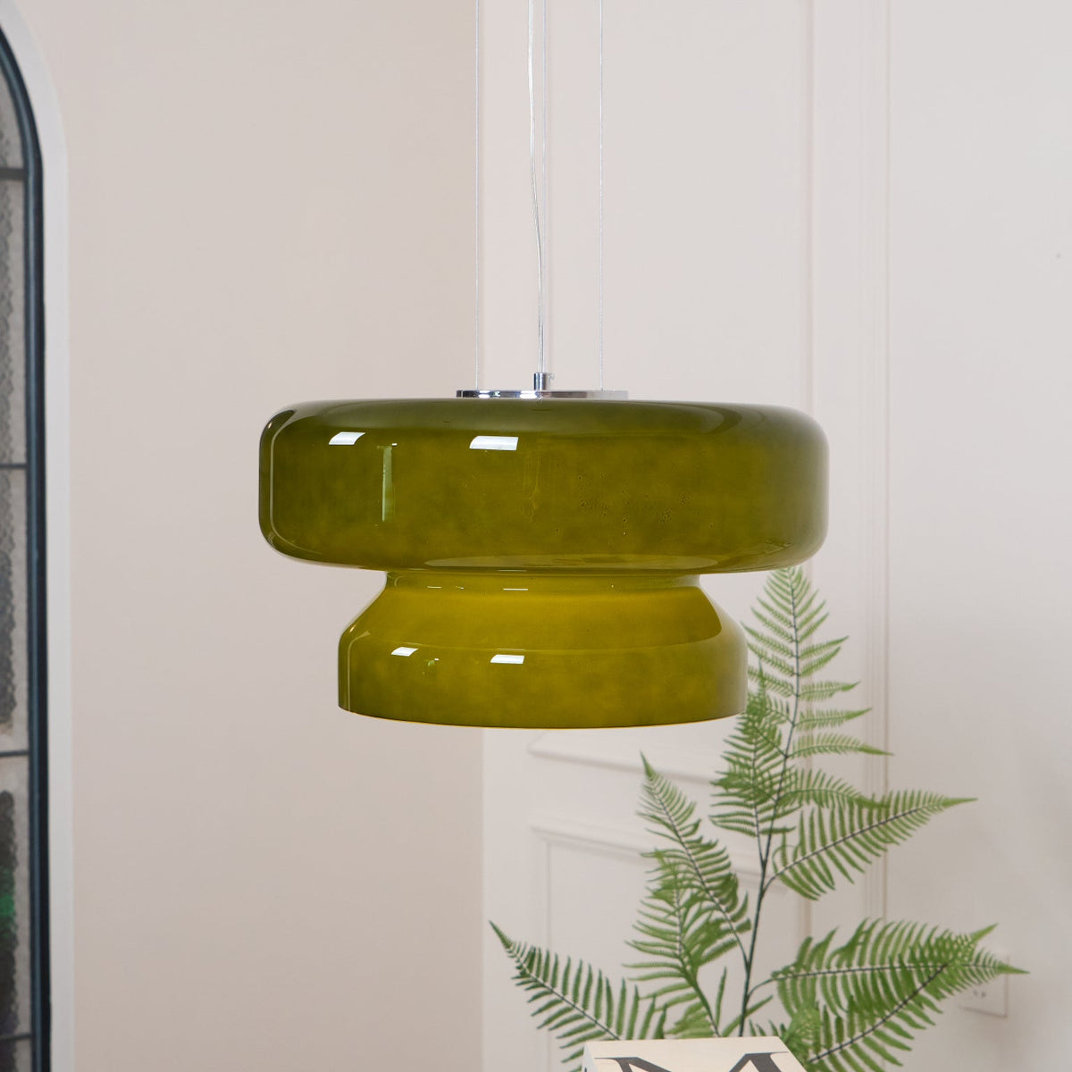 Zerithce moderne minimalistisk pendellampe i glas