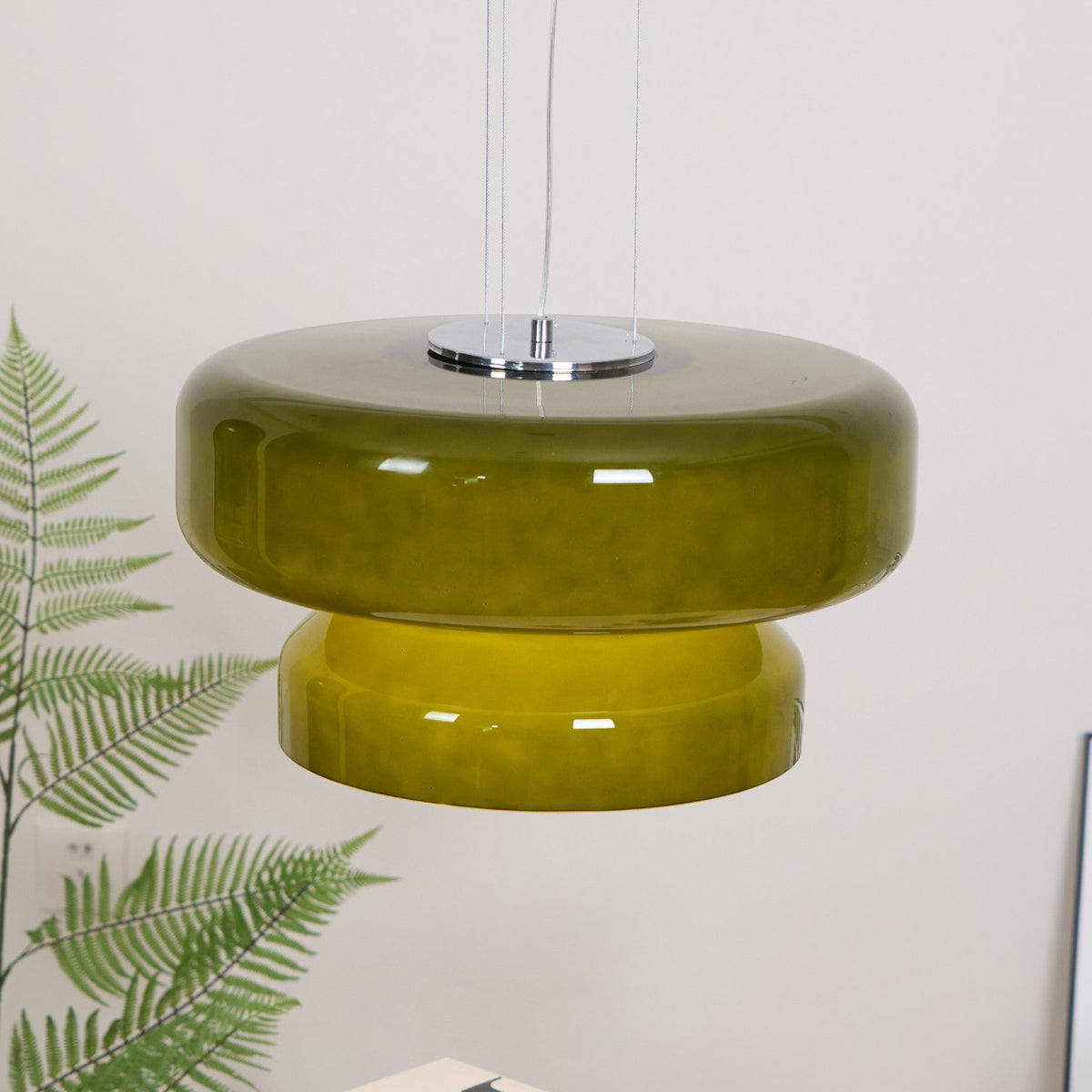 Zerithce moderne minimalistisk pendellampe i glas