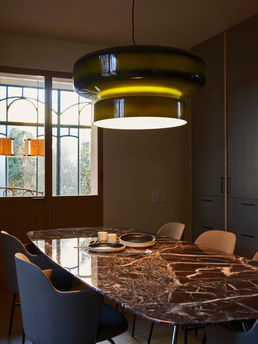 Zerithce moderne minimalistisk pendellampe i glas
