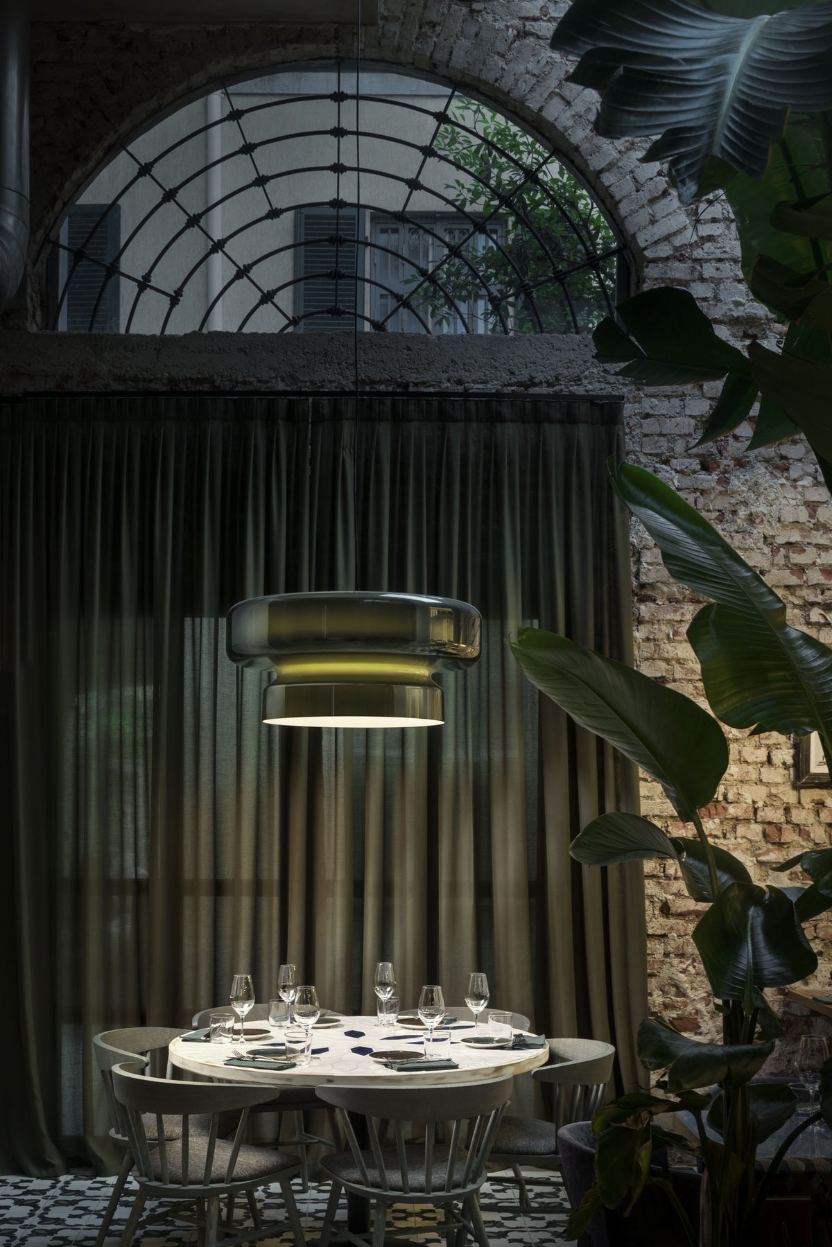 Zerithce moderne minimalistisk pendellampe i glas