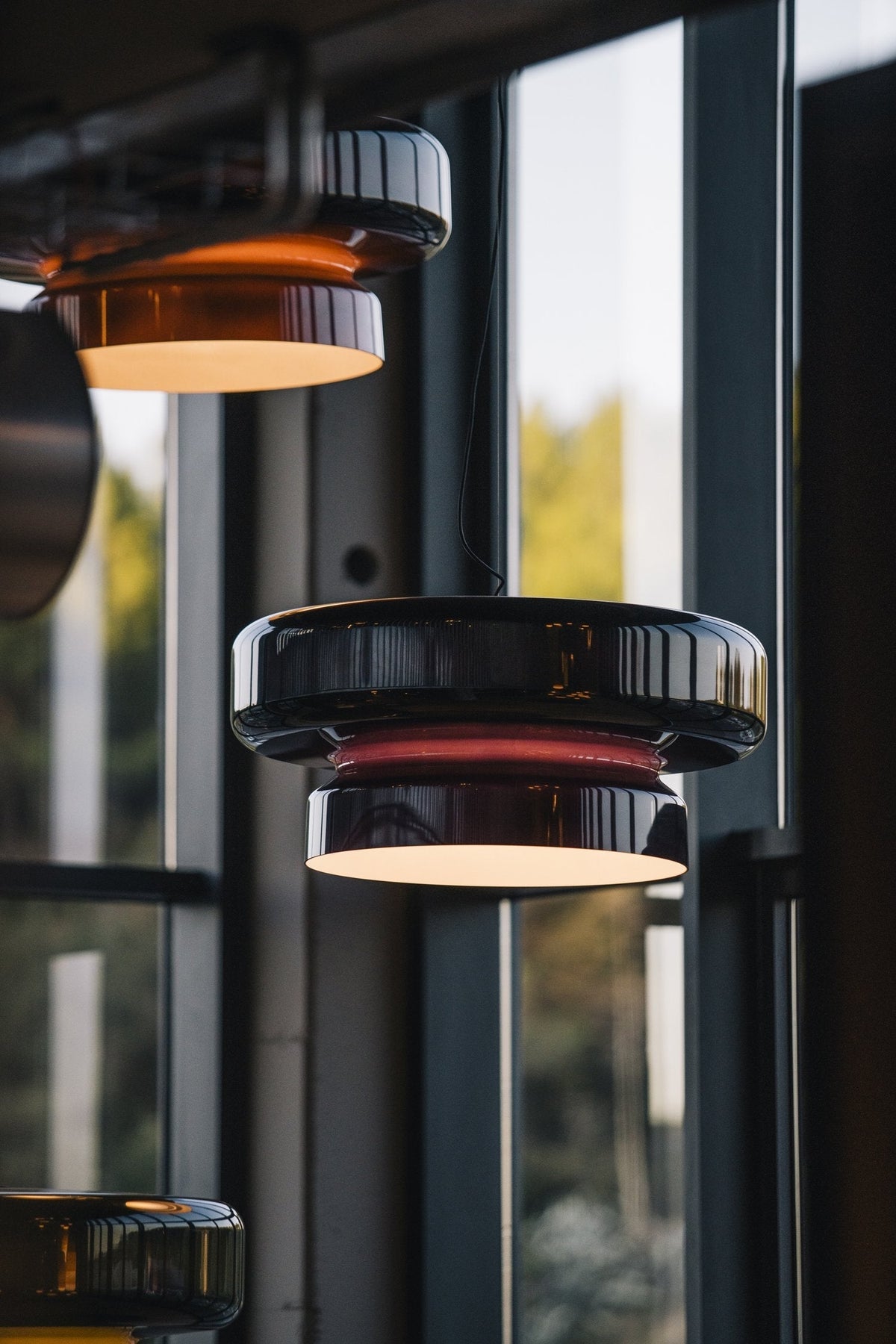 Zerithce moderne minimalistisk pendellampe i glas