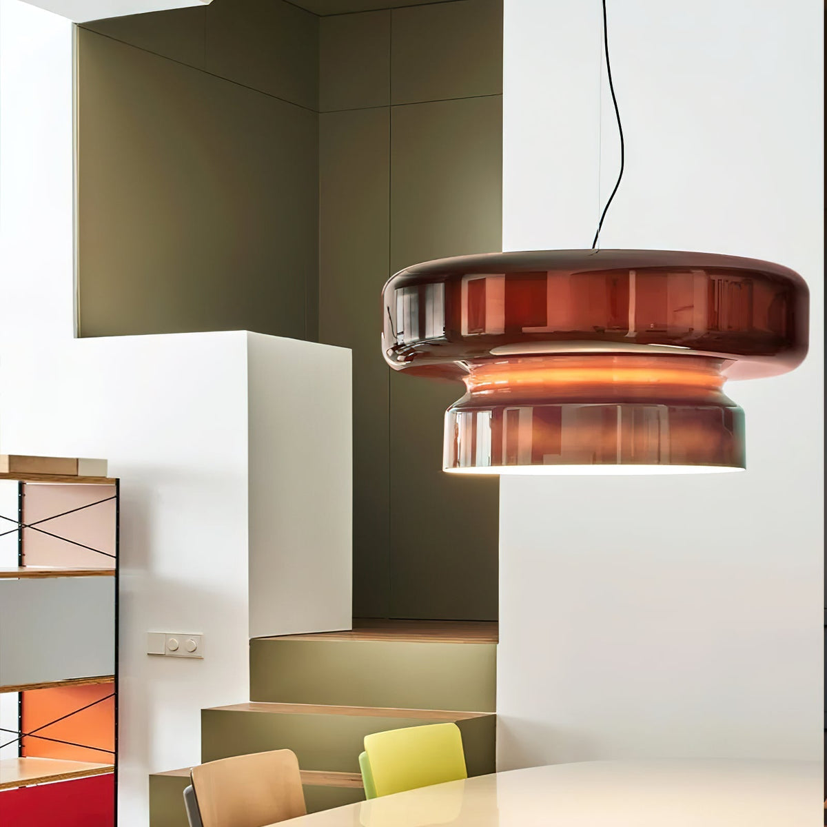 Zerithce moderne minimalistisk pendellampe i glas