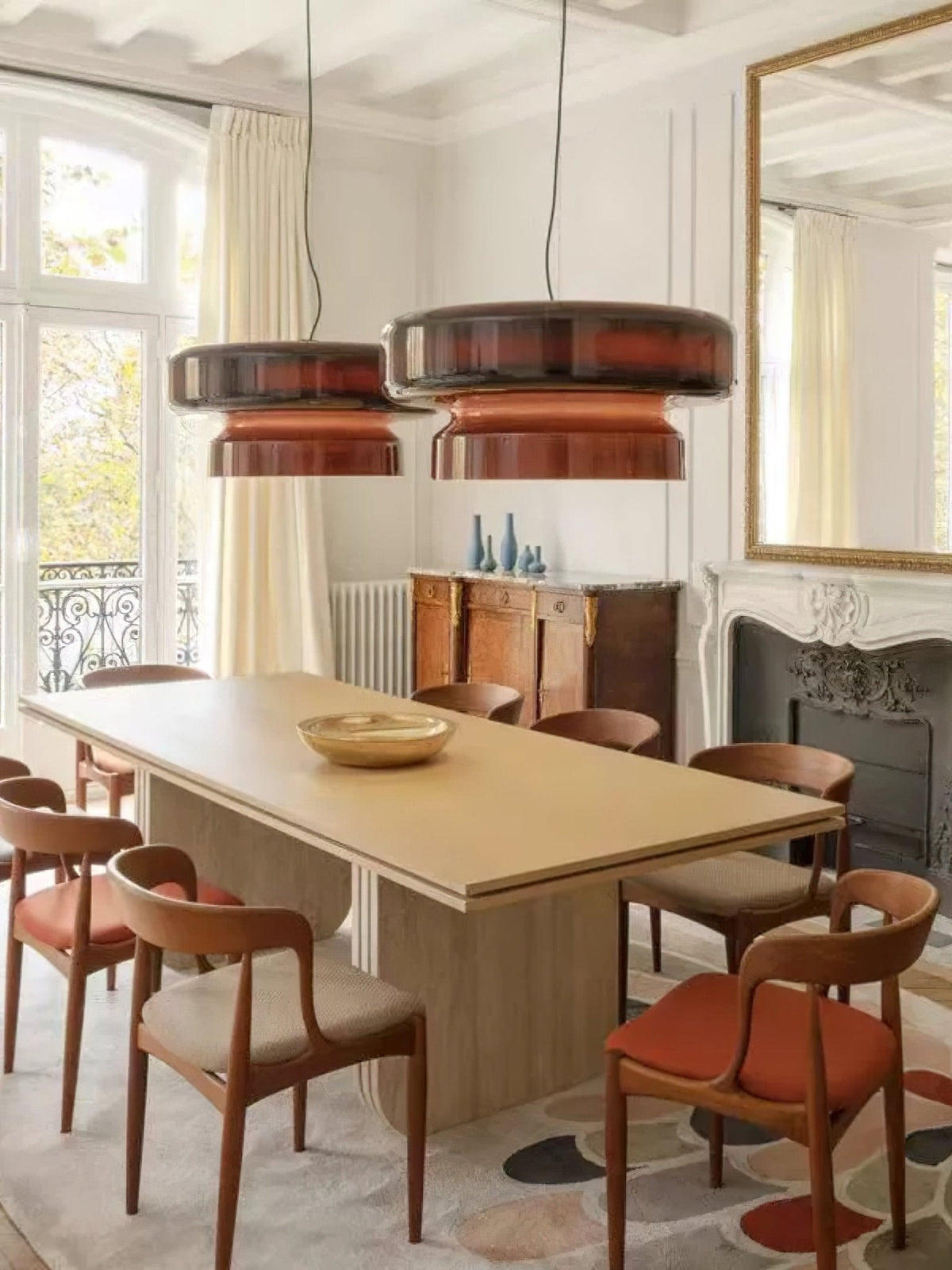 Zerithce moderne minimalistisk pendellampe i glas