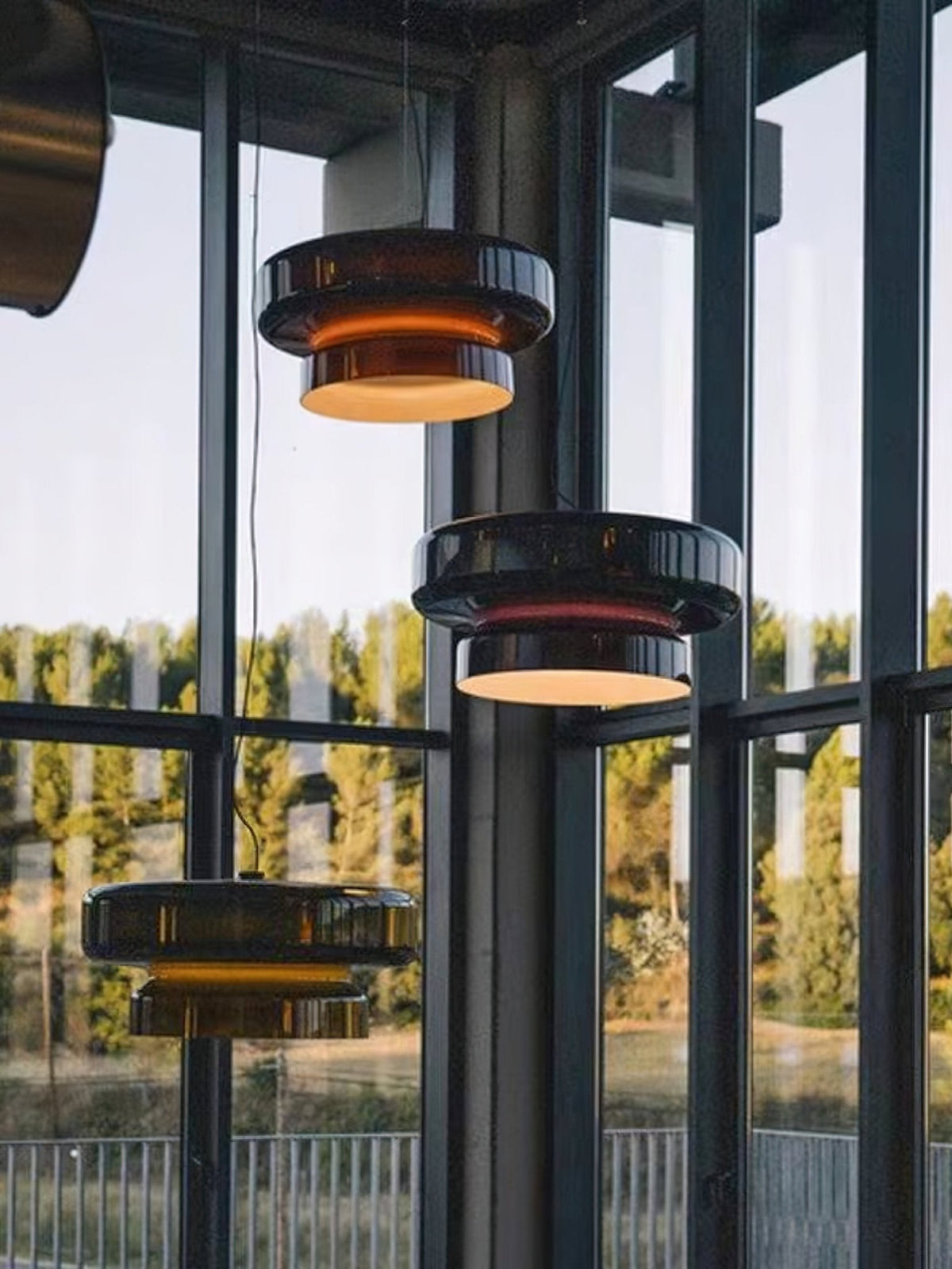 Zerithce moderne minimalistisk pendellampe i glas