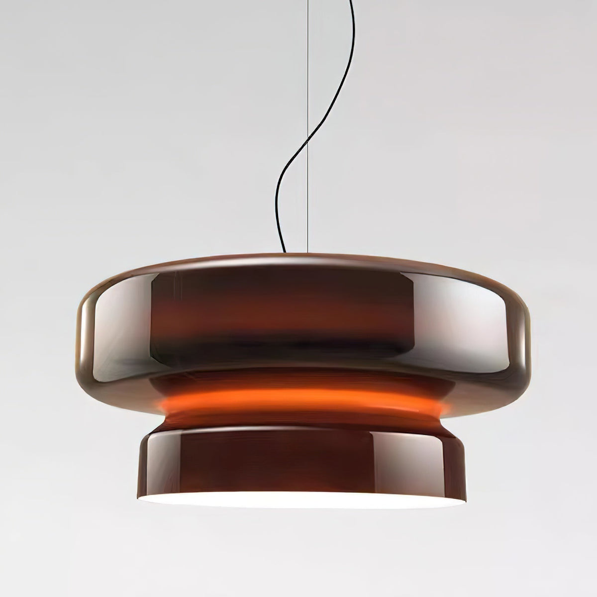 Zerithce moderne minimalistisk pendellampe i glas