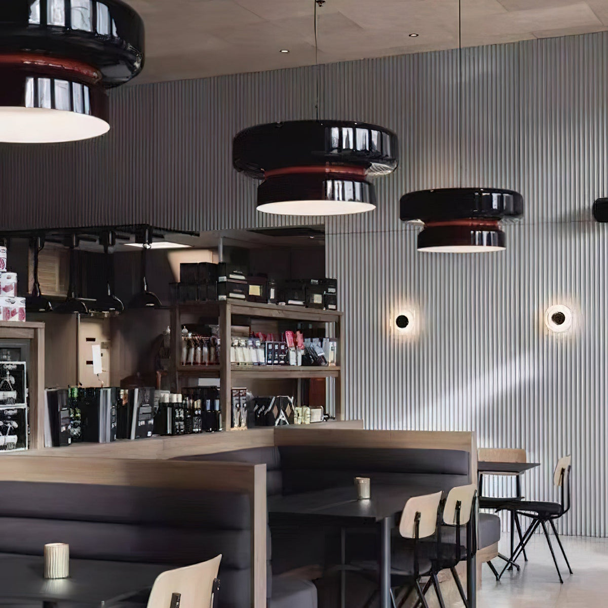 Zerithce moderne minimalistisk pendellampe i glas