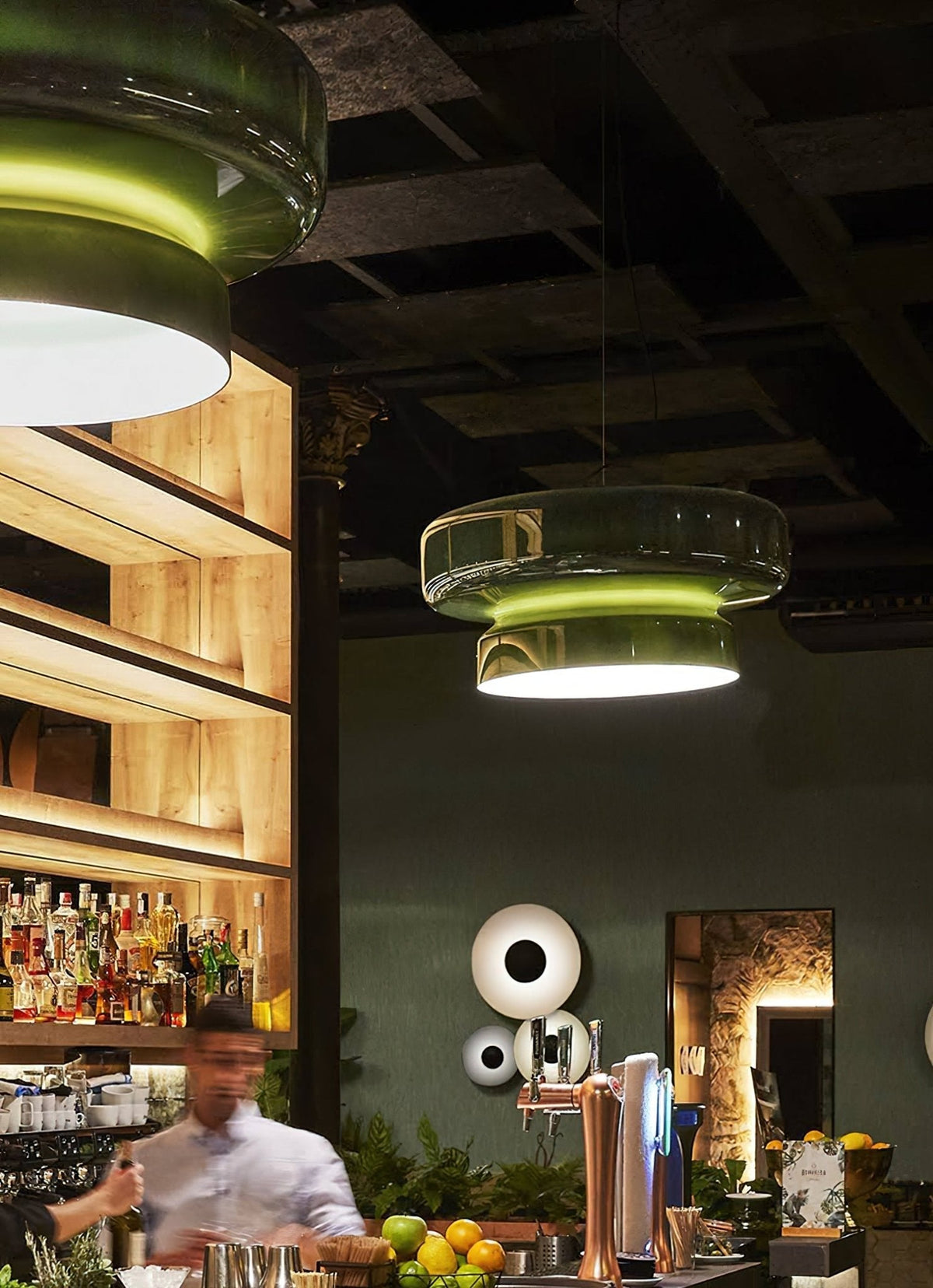 Zerithce moderne minimalistisk pendellampe i glas