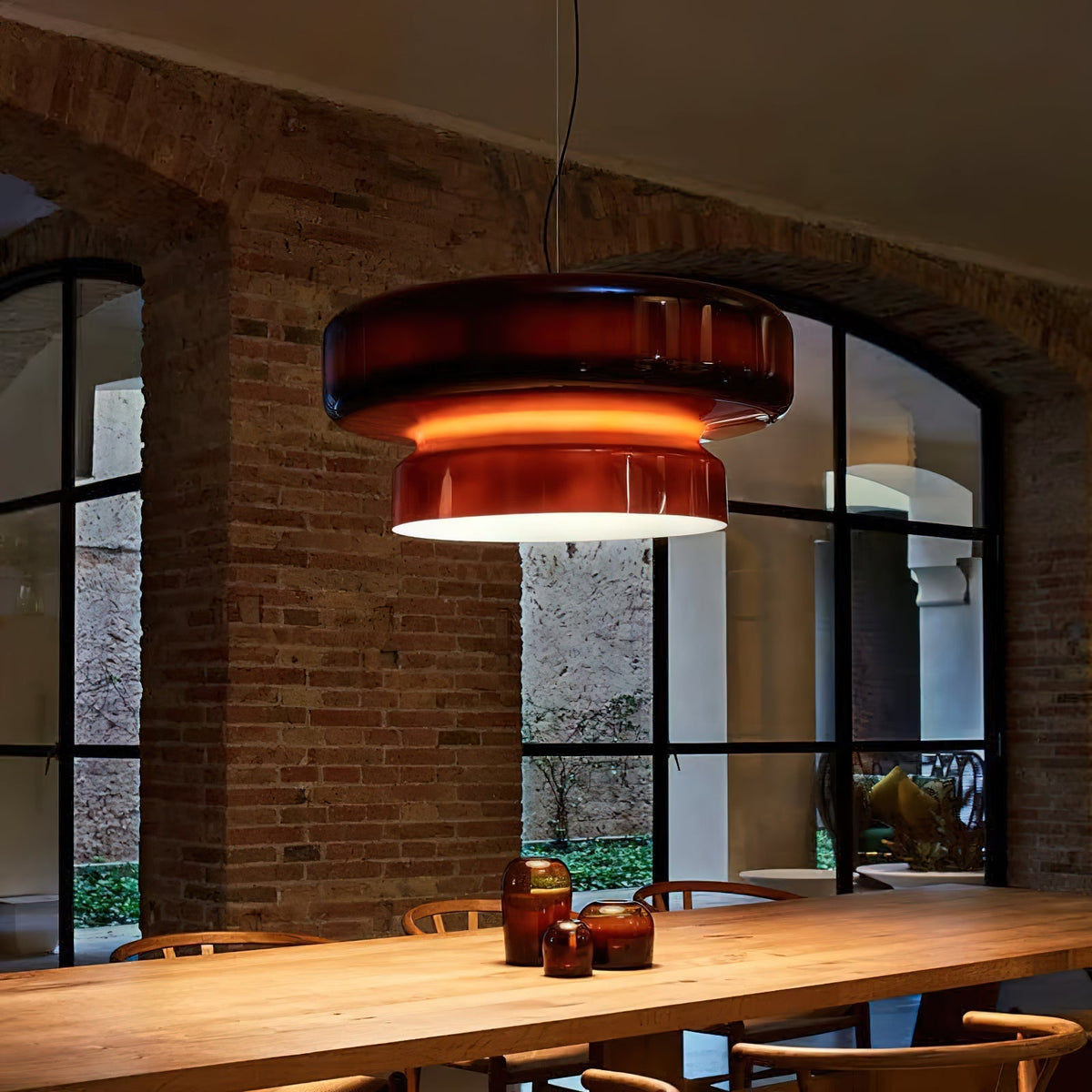 Zerithce moderne minimalistisk pendellampe i glas