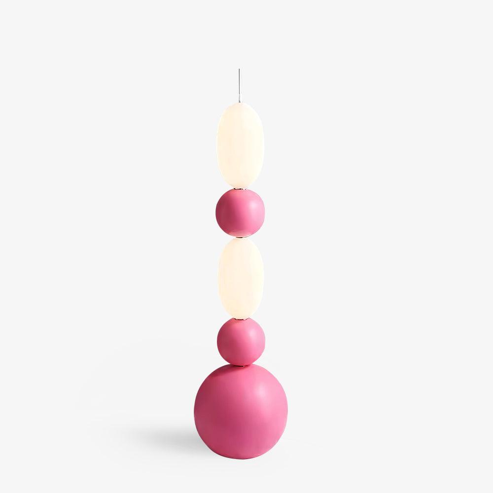 Ullen lekfull konstnärlig golvlampa