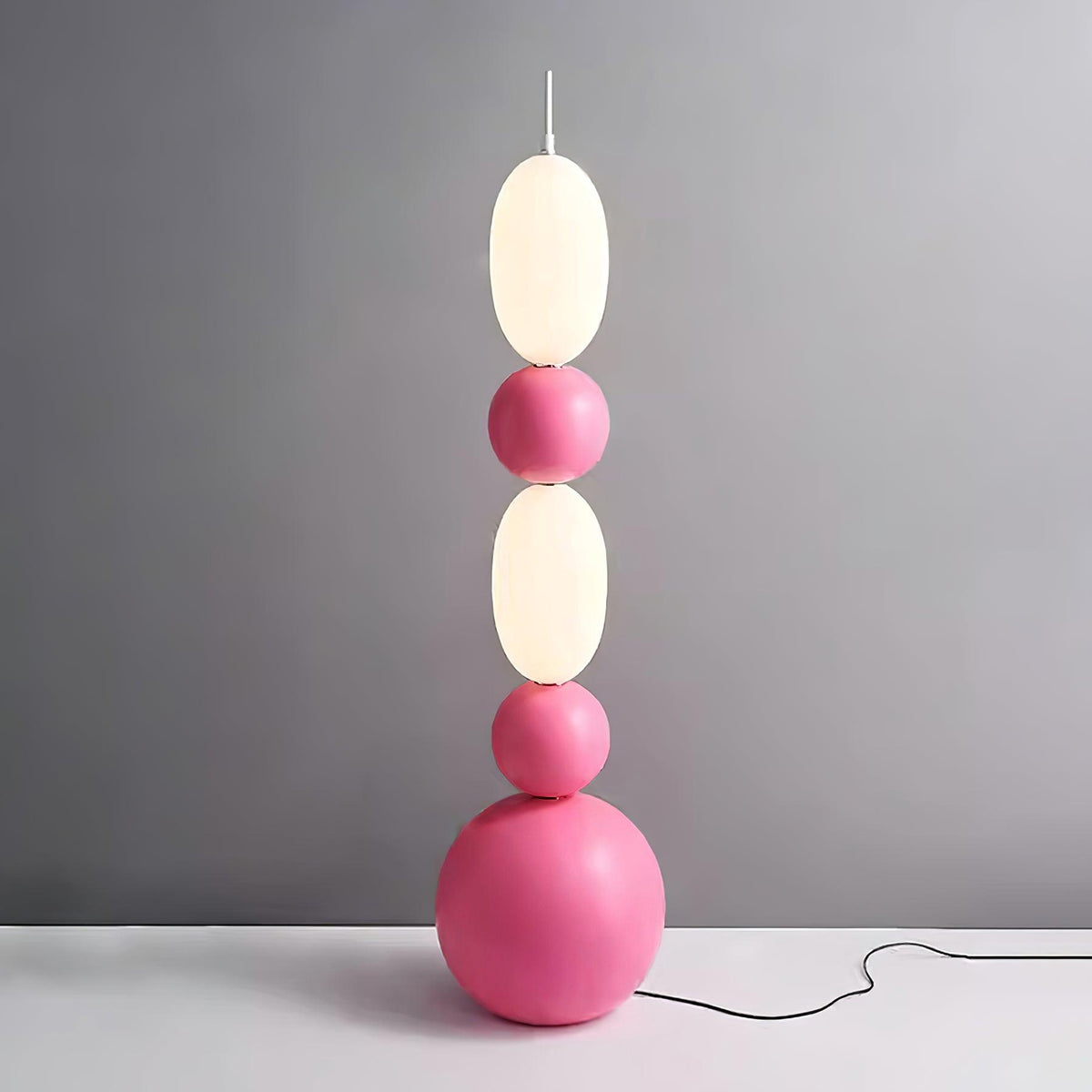 Ullen lekfull konstnärlig golvlampa