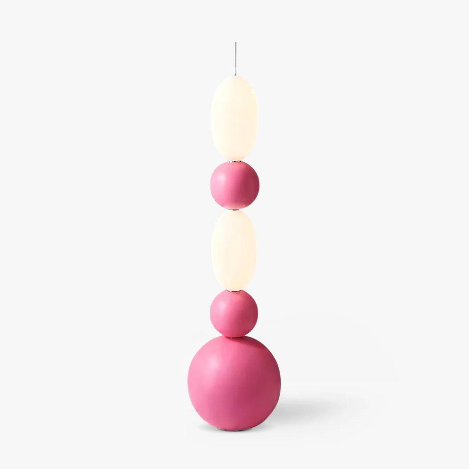Ullen lekfull konstnärlig golvlampa