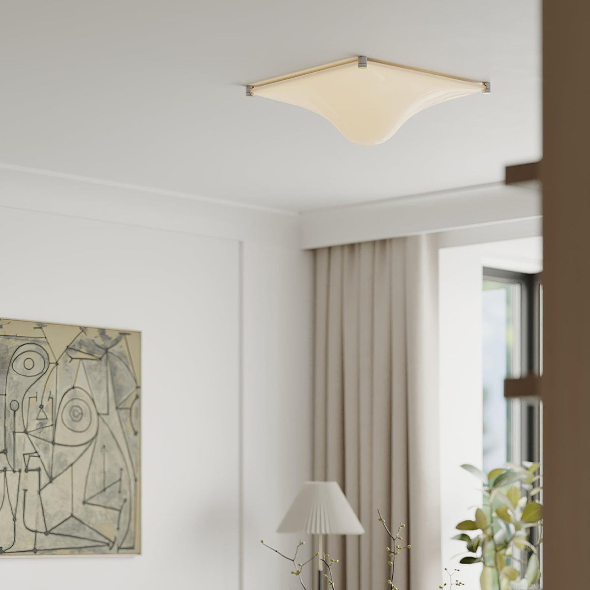 Sytheen loftslampe med individuel kreativitet