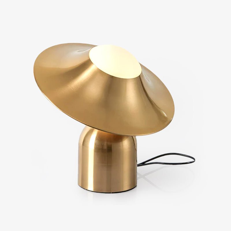 Italon luksuriøs bordlampe i messing