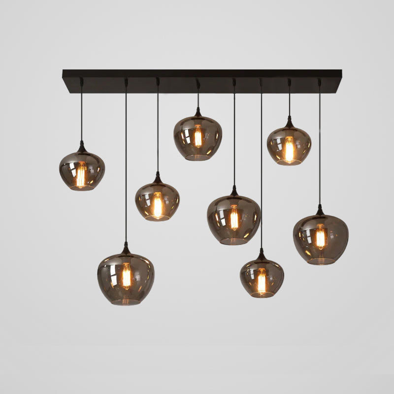 Tevely industrielt elegant pendel i glas