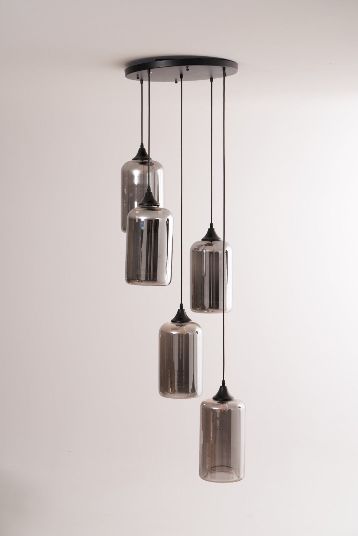 Tevely industrielt elegant pendel i glas