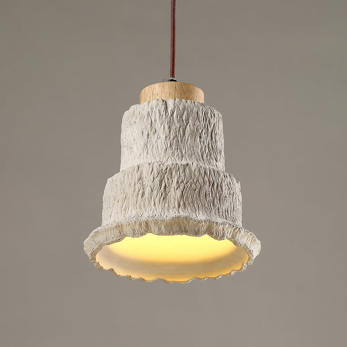 Esilara Tiered Travertine Pendant Light