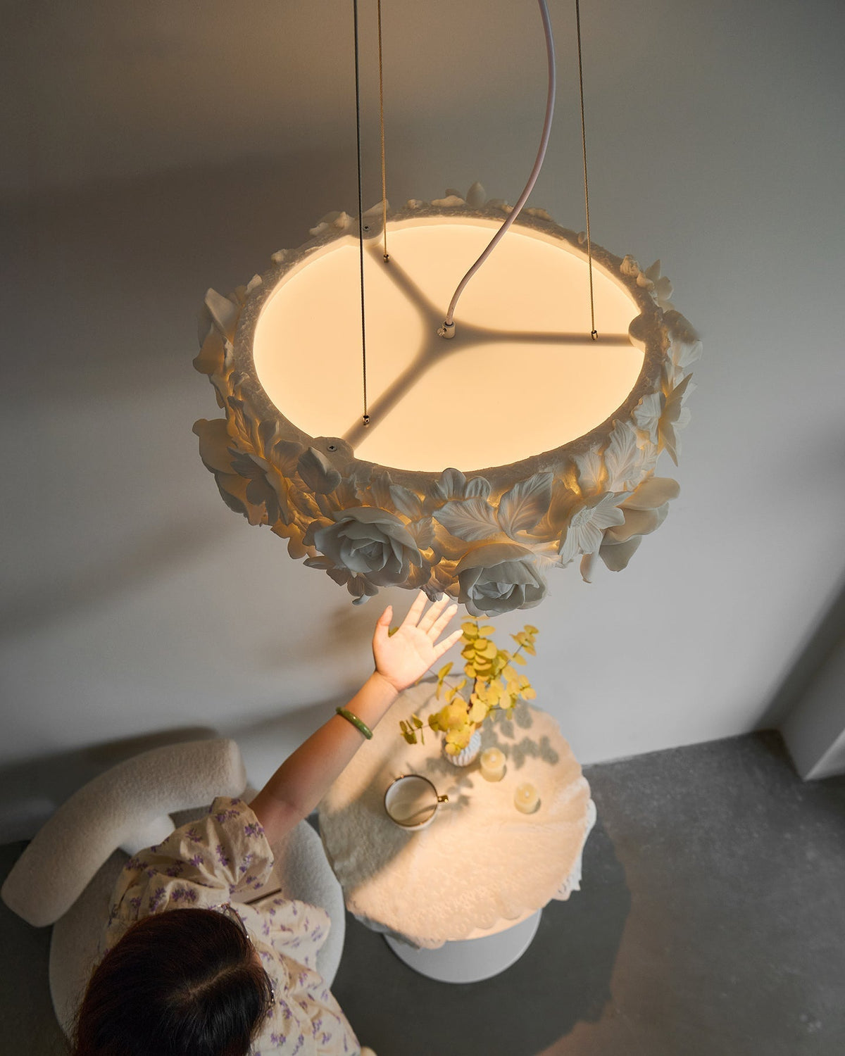 Luz suspensa Liorineria
