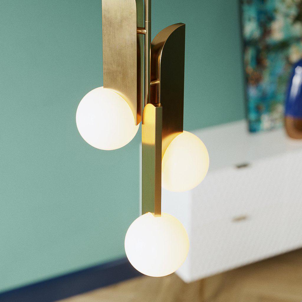 Eirelelia elegant pendellampe i glas