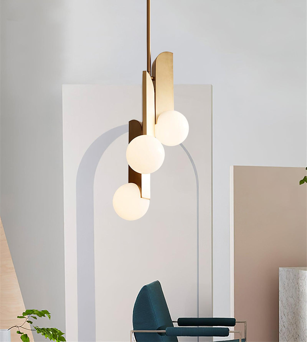 Eirelelia elegant pendellampe i glas