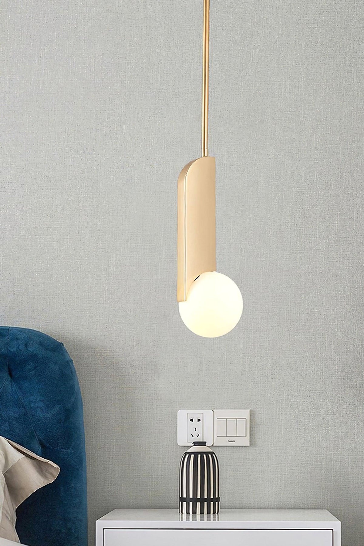 Eirelelia elegant pendellampe i glas