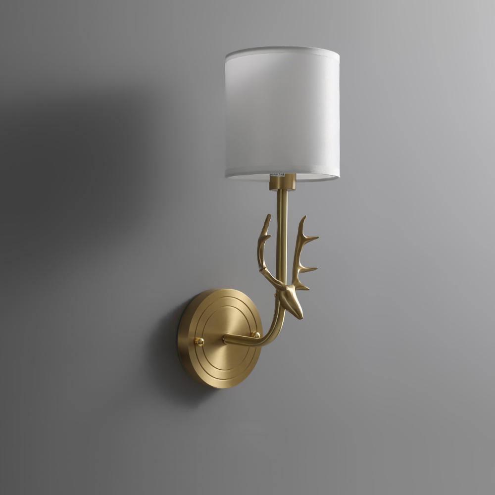 Auriviella Elegance Deer Head -messinkiseinävalaisin