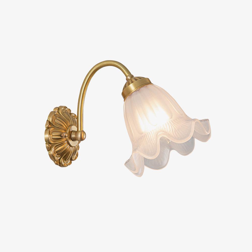 Celereria vintagevæglampe i glas