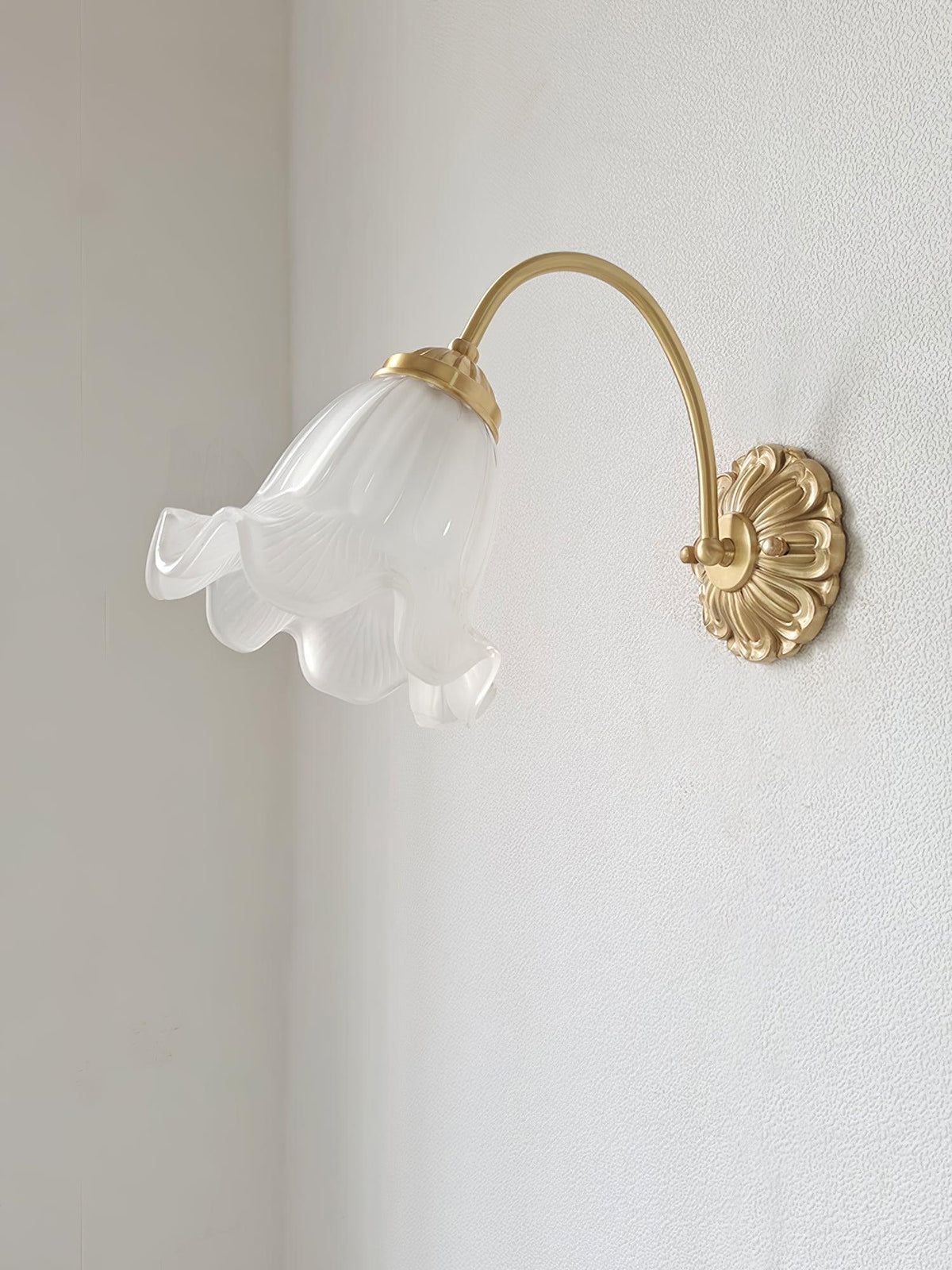 Celereria vintagevæglampe i glas