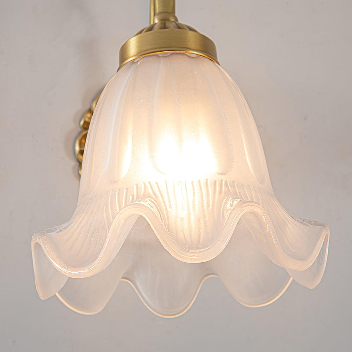 Celereria vintagevæglampe i glas