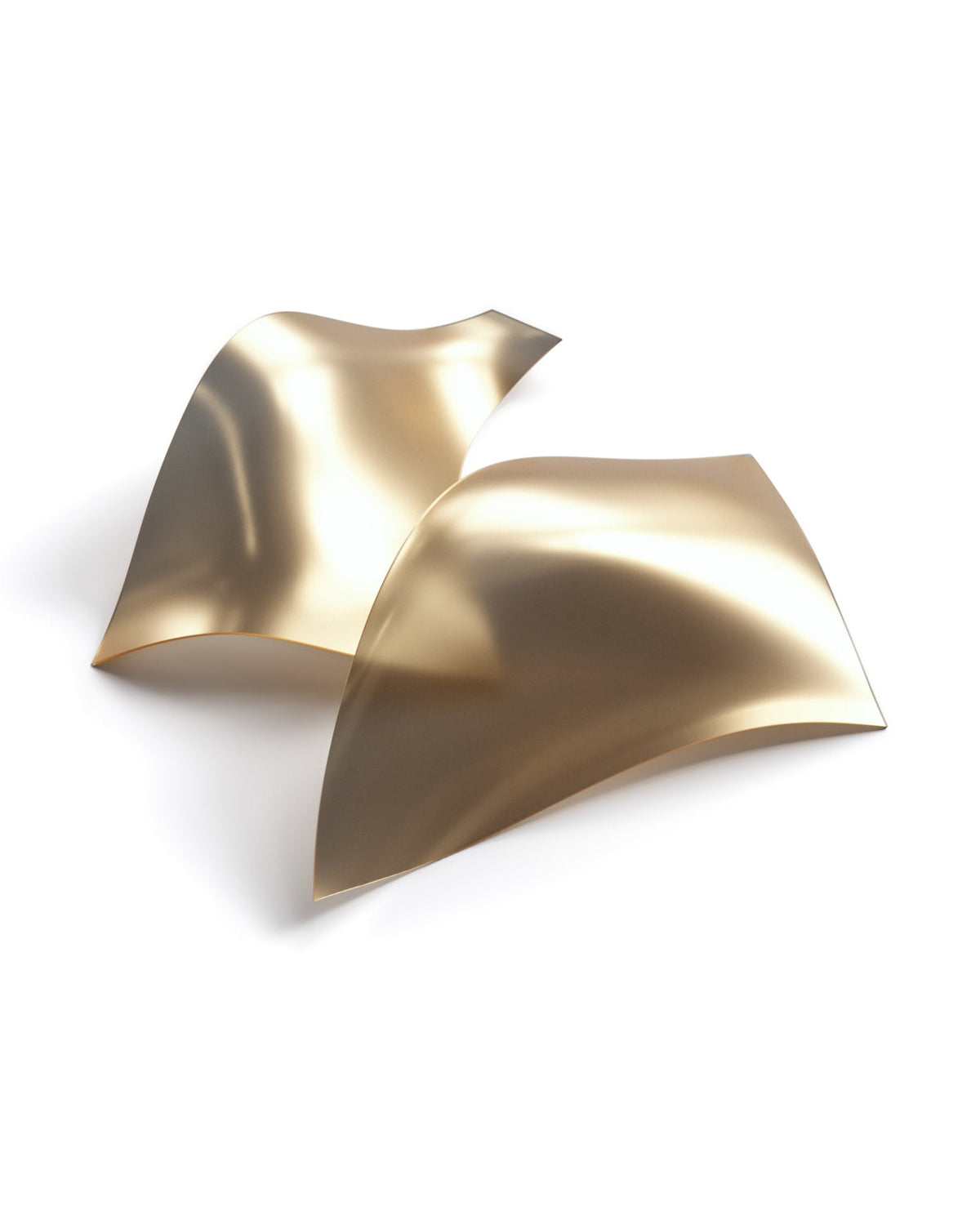 Alnoror skulpturel pendellampe i guld