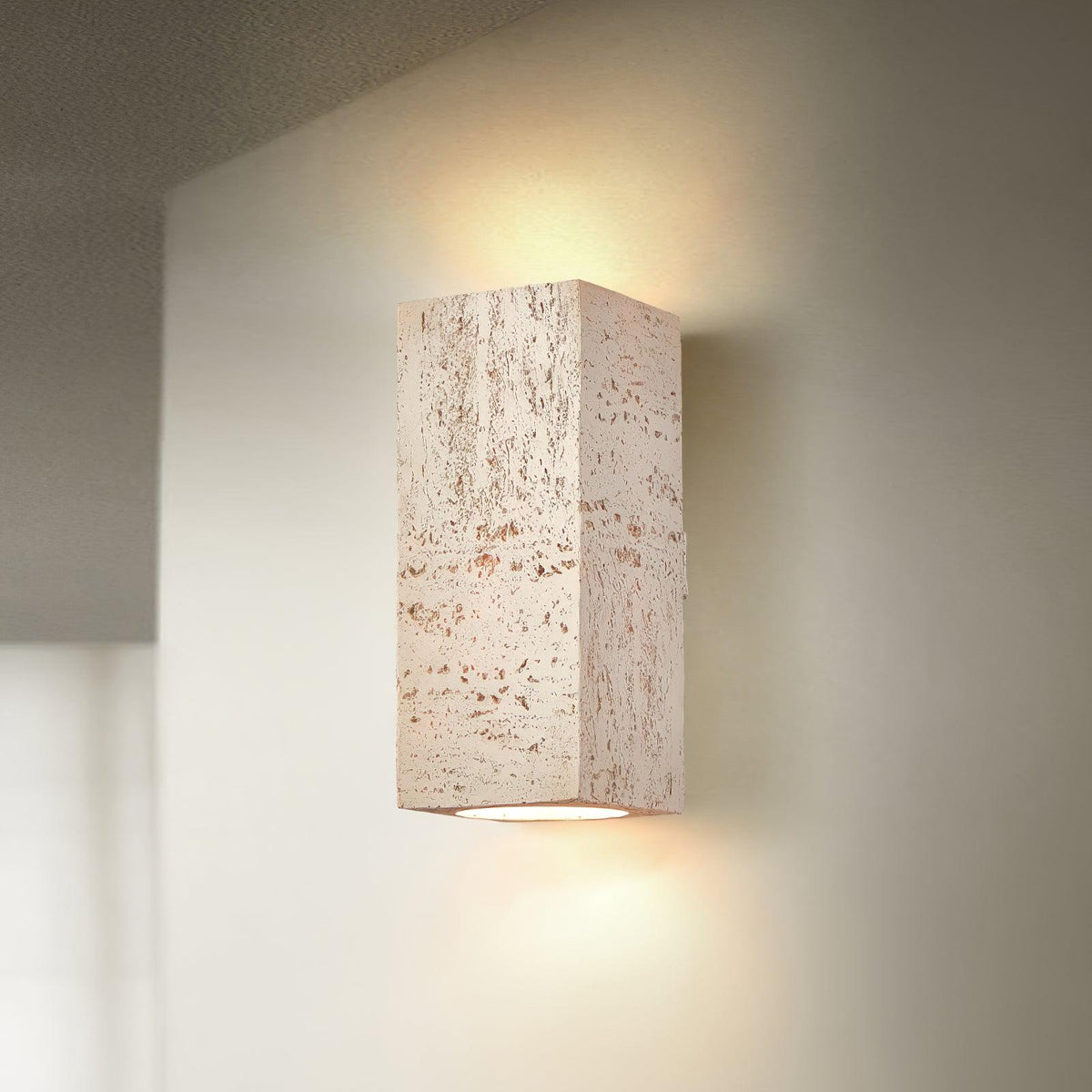 Candeeiro de parede Veleraria moderno minimalista em material compósito