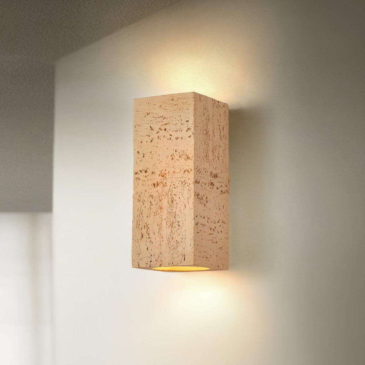 Candeeiro de parede Veleraria moderno minimalista em material compósito