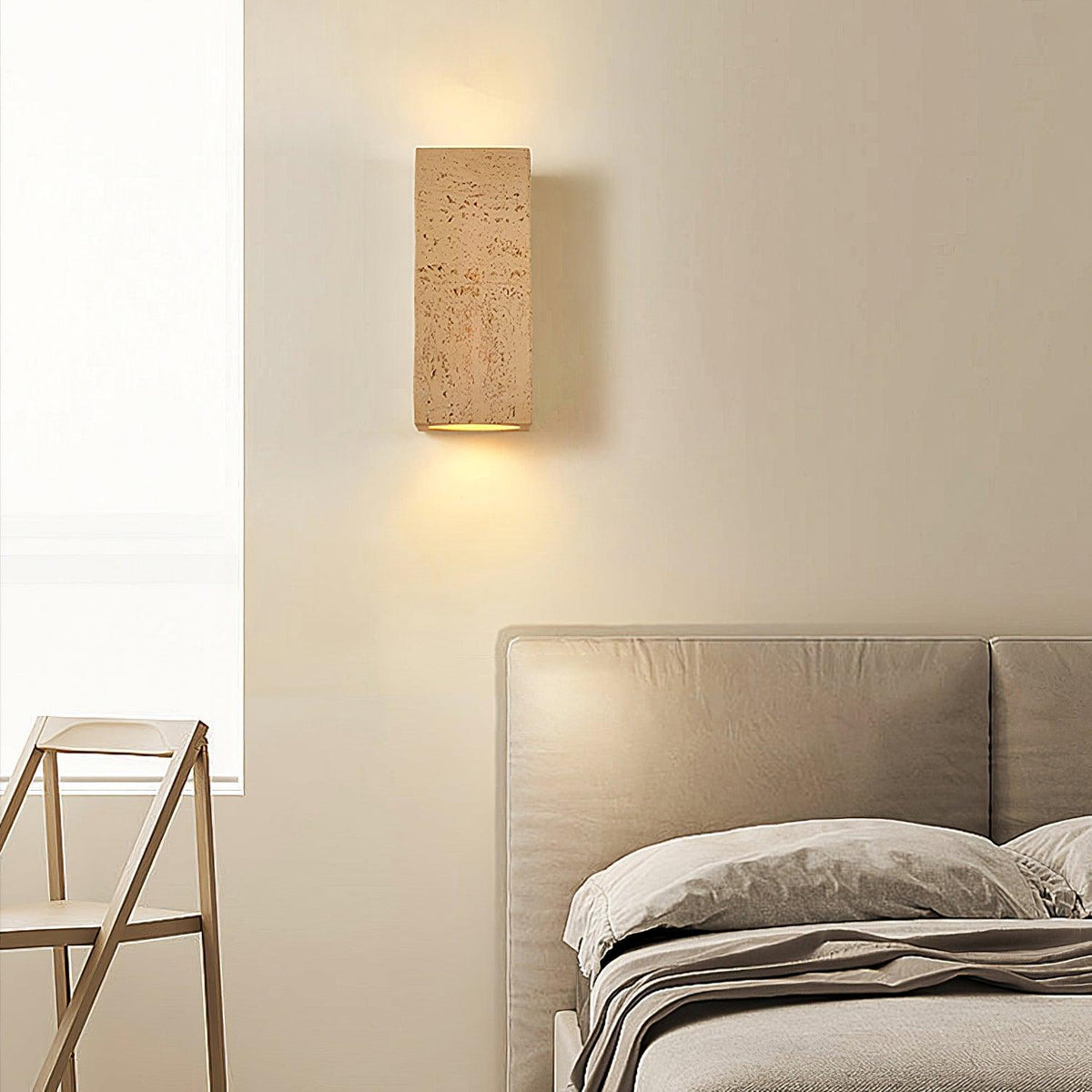 Candeeiro de parede Veleraria moderno minimalista em material compósito