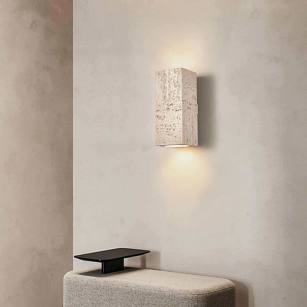 Candeeiro de parede Veleraria moderno minimalista em material compósito