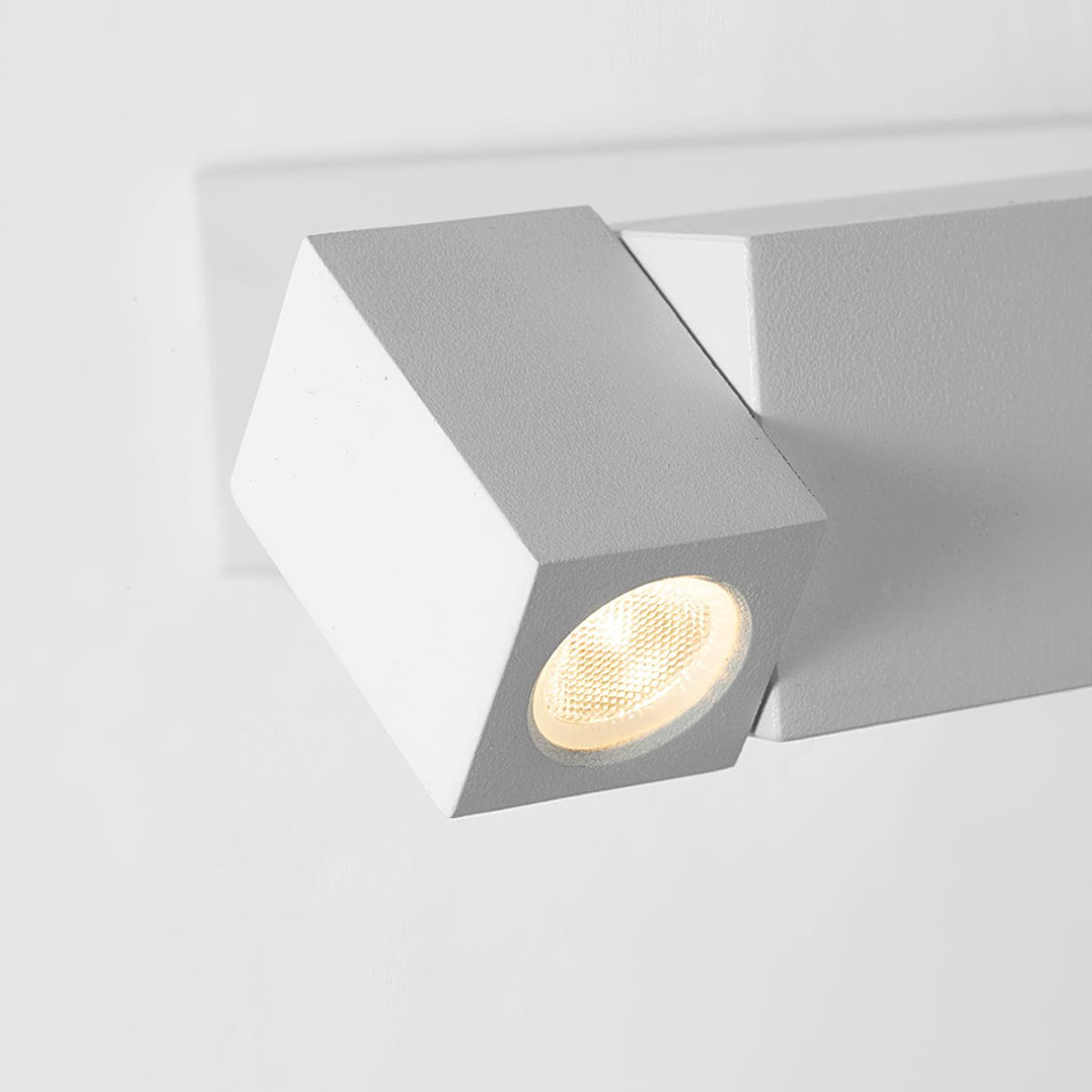 LED-væglampe med kabinet i aluminiumslegering, mat sort nikkel, minimalistisk