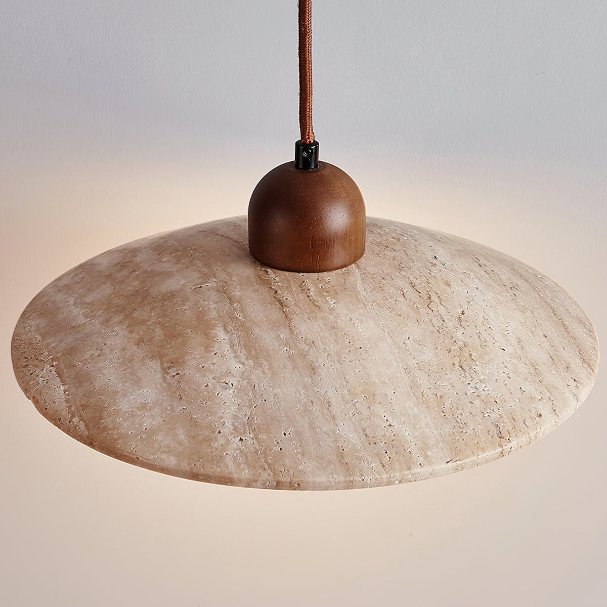 Luxen Pendant Lamp Travertine  Minimalist