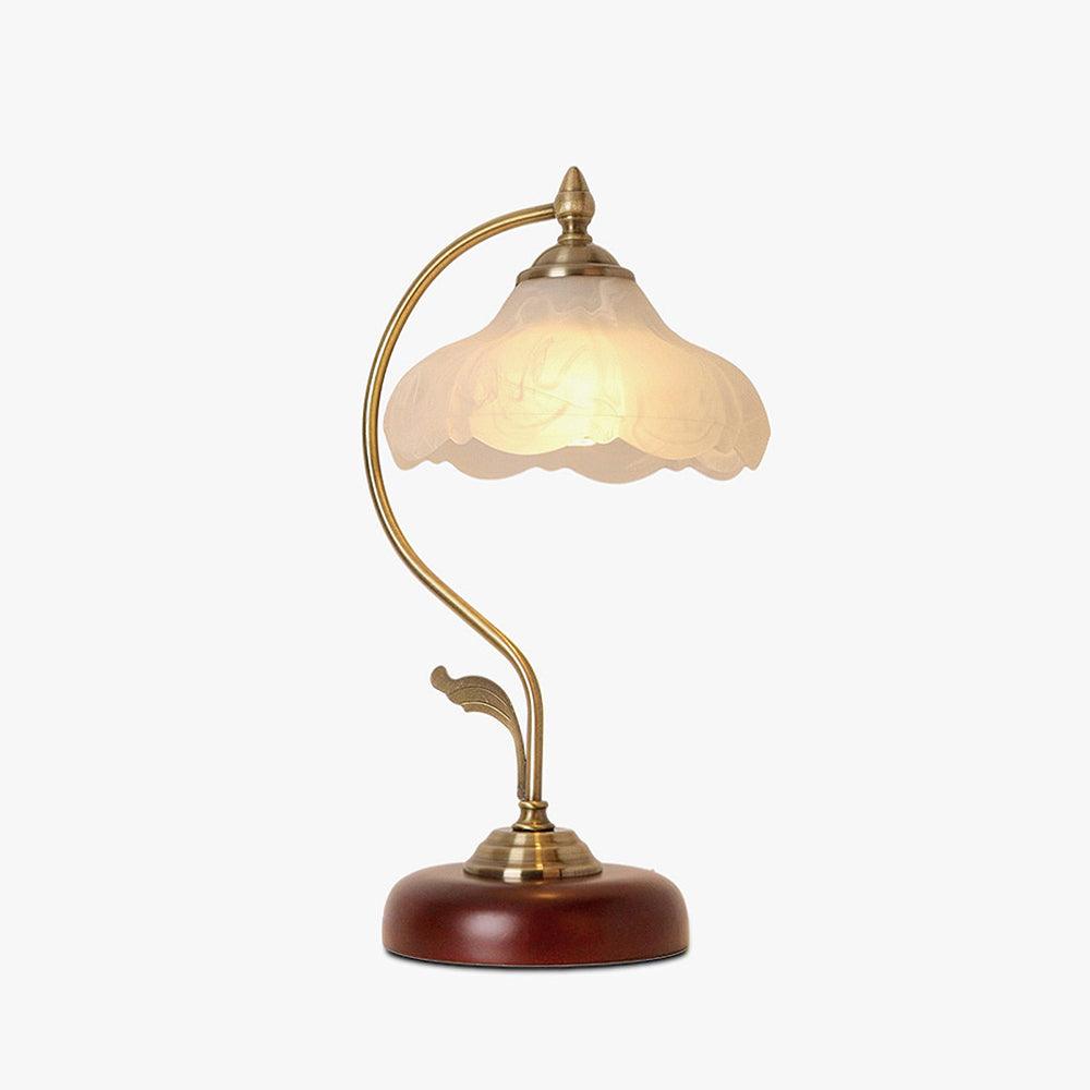 Velivise retro bordslampa i form av en blomma