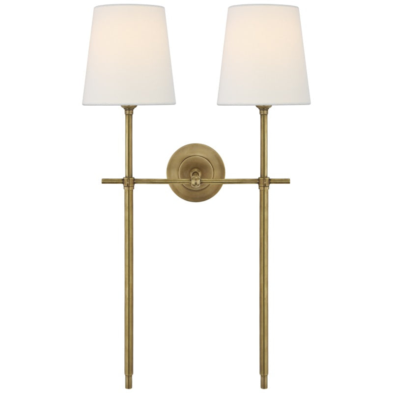 Theodore Wall Lamp Brass Fabric