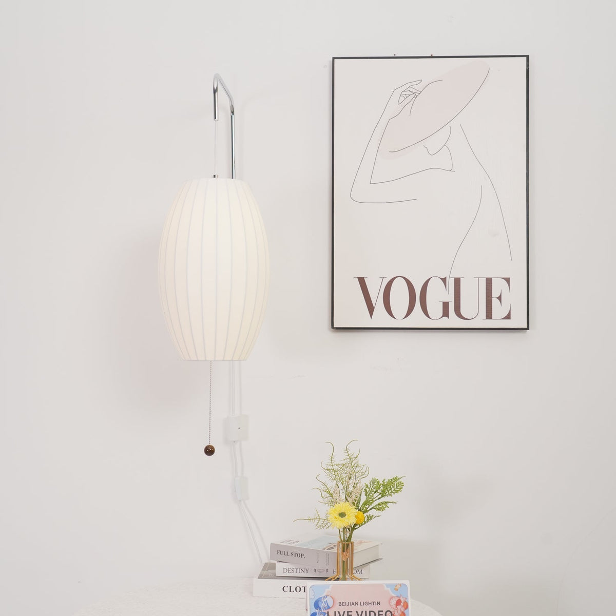 Aldinira Wall Sconce Walnut Ball