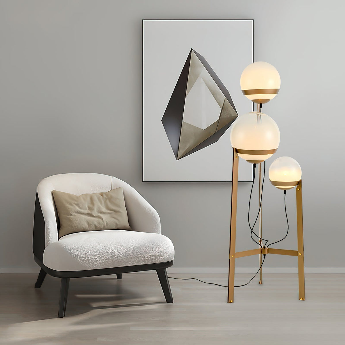 Caleriella-golvlampa