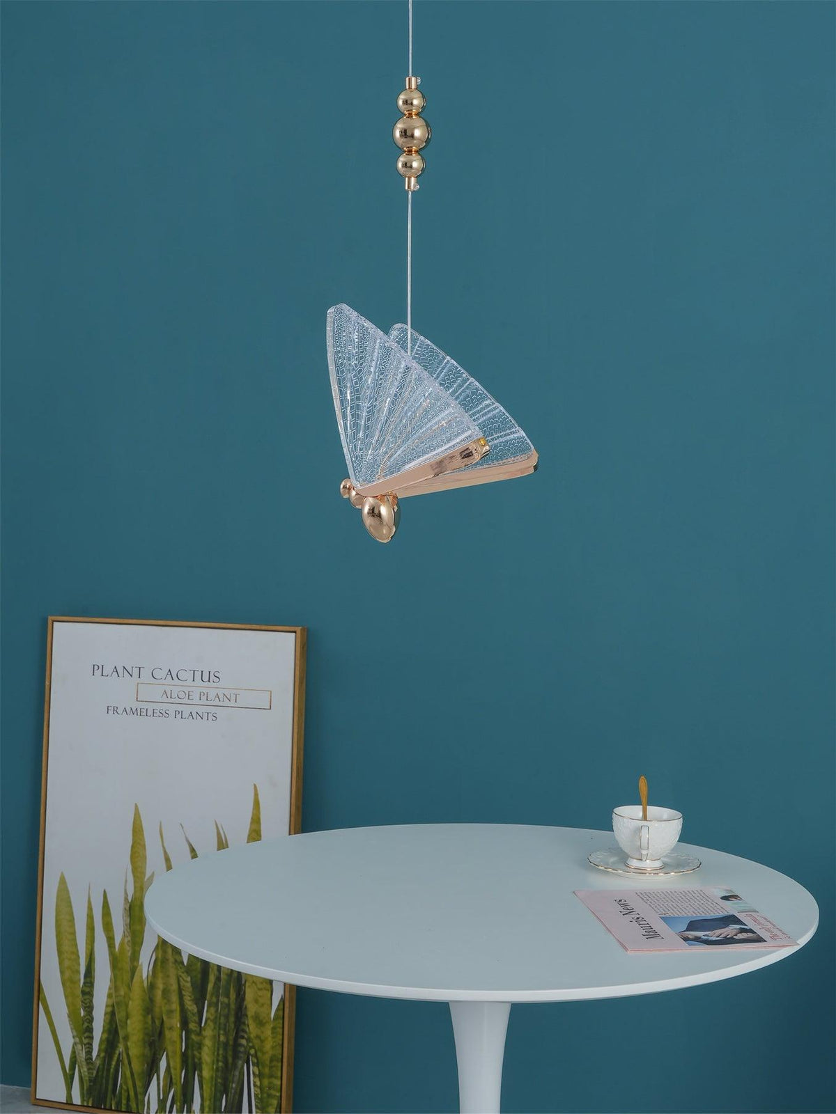 Luz pendente moderna Elaaneria em forma de borboleta