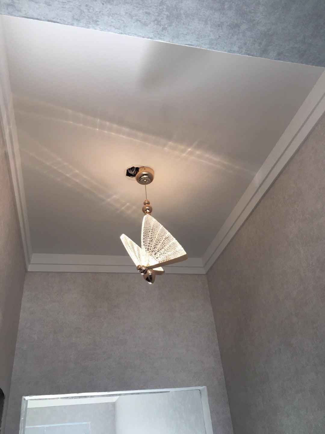 Luz pendente moderna Elaaneria em forma de borboleta