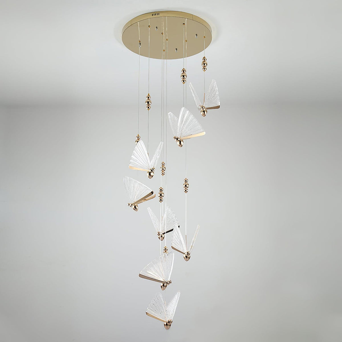 Luz pendente moderna Elaaneria em forma de borboleta