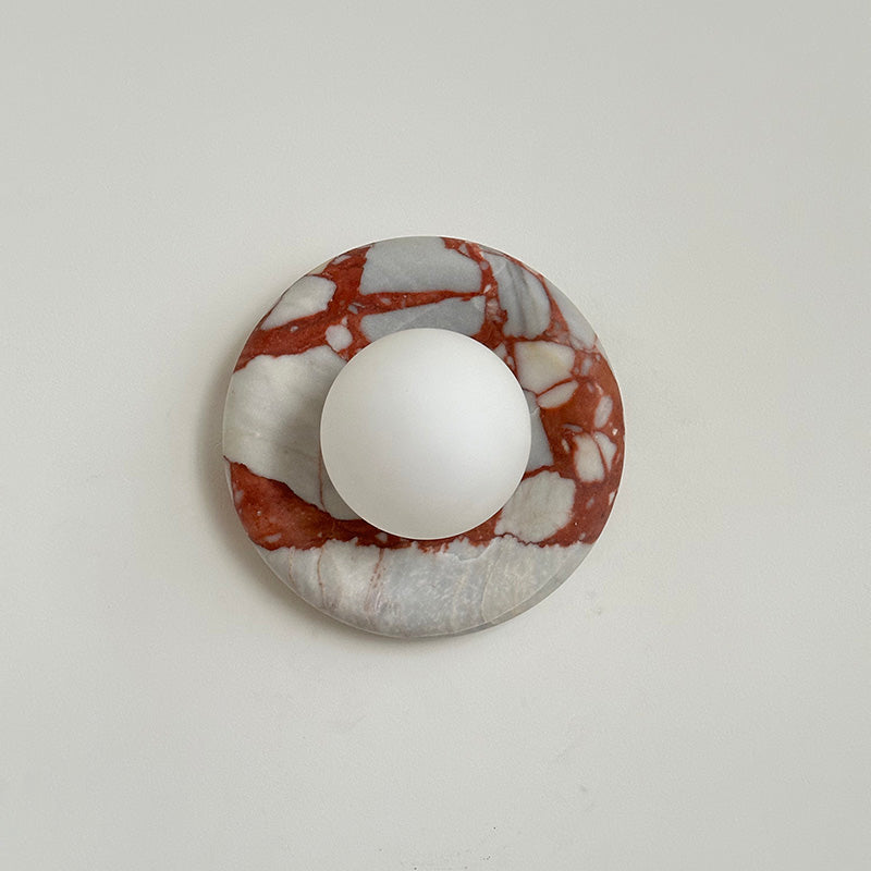 Hako-vegglampi úr marmara